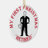Mijn eerste Kerstmis is in ruste Keramisch Ornament (Rechts)
