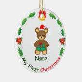 Mijn eerste Kerstmis Keramisch Ornament (Rechts)