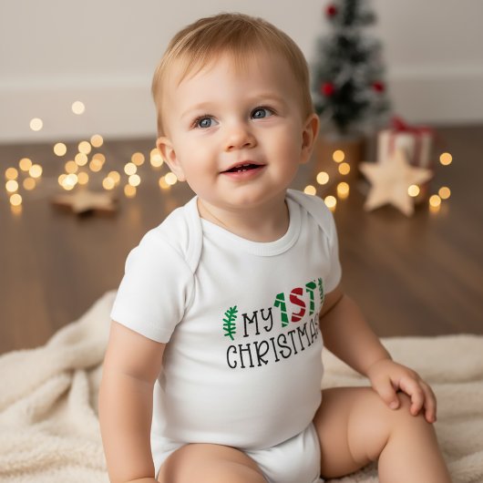 Mijn eerste kerstmis romper