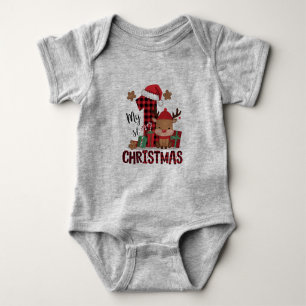 Mijn eerste kerstpak Baby Bodysuit