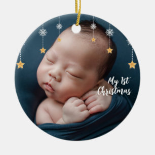 Mijn eerste kerstversiering keramisch ornament