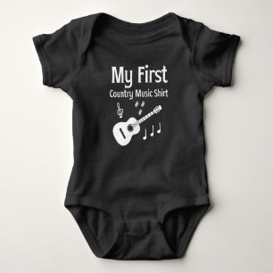 Mijn eerste land Music Shirt Baby Bodysuit