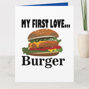 Mijn eerste liefde burger groet kaart