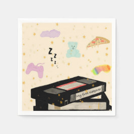 Mijn eerste logeerpartij - Dreamcore VHS Nostalgia Servet