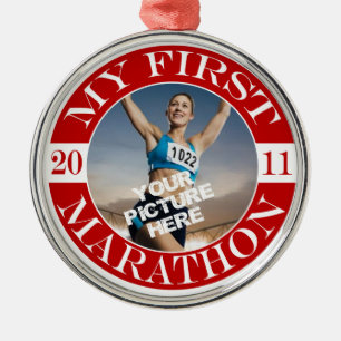 Mijn eerste marathon - 2011 metalen ornament