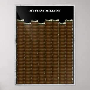 Mijn eerste miljoen Pablo escobar Poster