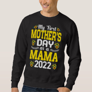 Mijn eerste Moederdag als mama 2022 Zonnebloem Mot Trui