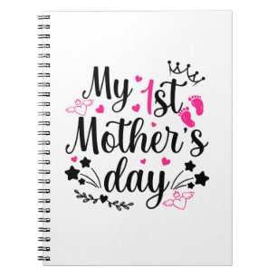 Mijn eerste Moederdag als mama 2 Notitieboek