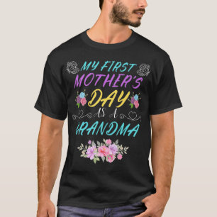 Mijn eerste Moederdag als oma Funny Moeder T-shirt