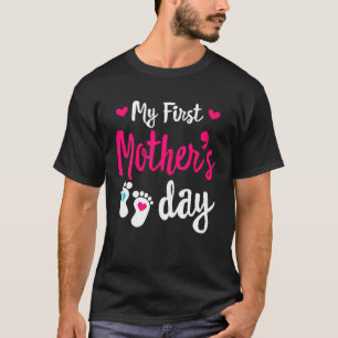 Mijn Eerste Moederdag Mama Geweldige Mama Baby T-shirt