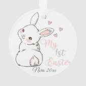 Mijn eerste Pasen, Bunny Ornament (achterkant)