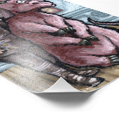 Mijn eerste Pet #6 - Surreal Odd Gothic Foto Afdruk (Hoek)