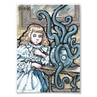 Mijn eerste Pet #7 - Surreal Odd Gothic Foto Afdruk