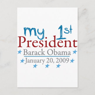 Mijn eerste President (Barack Obama) Briefkaart