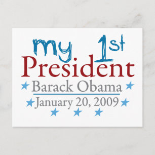Mijn eerste President (Barack Obama) Briefkaart
