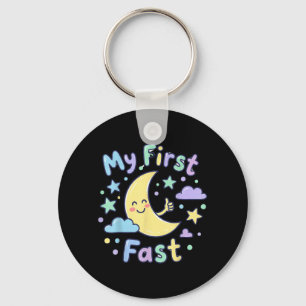 Mijn Eerste Ramadan Vasten Mooie Maan Shirt Kinder Sleutelhanger