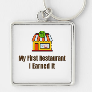 Mijn eerste restaurant-sleutelhanger – Die heb ik Sleutelhanger