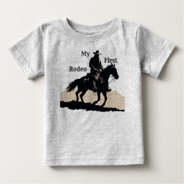 Mijn Eerste Rodeo Baby T-shirt voor Rodeo Verjaard