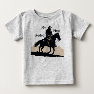 Mijn Eerste Rodeo Baby T-shirt voor Rodeo Verjaard
