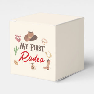 Mijn eerste Rodeo Cowboy eerste verjaardag Bedankdoosjes