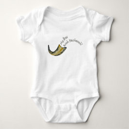 Mijn eerste Rosh Hashanah Shofar Baby Bodysuit
