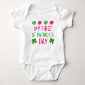Mijn eerste St Patrick's Day / St Patrick's Day Romper (Voorkant)