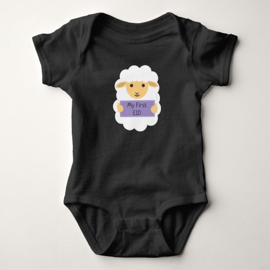 Mijn eerste suikerziekte - baby schapen romper (Voorkant)