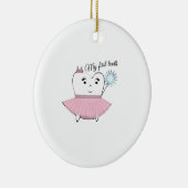 Mijn eerste tand keramisch ornament (Rechts)