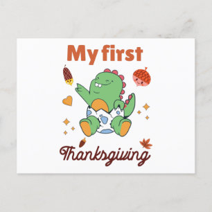 Mijn eerste Thanksgiving Briefkaart