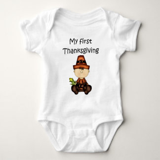 Mijn eerste Thanksgiving meisje #3 *Creeper* Romper