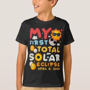 Mijn eerste totale zonsverduistering april 8 2024 t-shirt