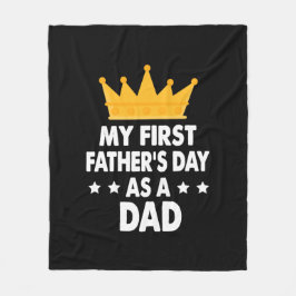 Mijn eerste Vaderdag als vader 2021 Fleece Deken