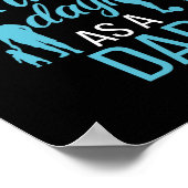 Mijn eerste Vaderdag als vader en zoon Poster (Hoek)