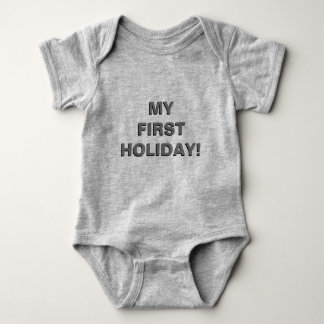 Mijn eerste vakantie baby bodysuit