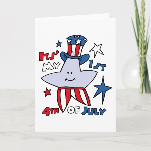 Mijn eerste vierde ster kaart (Voorkant)