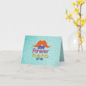 Mijn eeuwige held mijn papa kaart (Gele Bloem)