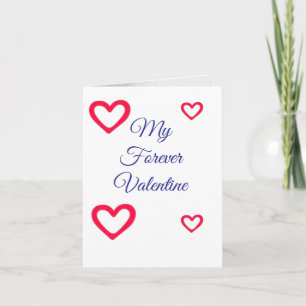 mijn eeuwige valentijnskaart Vouwbare wenskaart Kaart