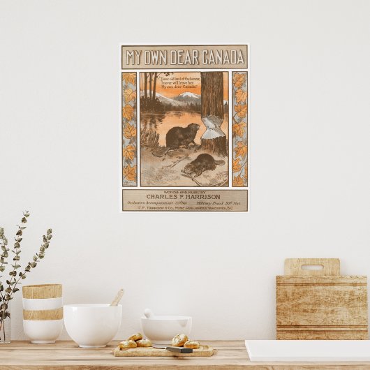 Mijn eigen beste Canada Poster (Keuken)