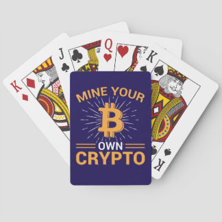 Mijn Eigen Crypto Bitcoin Mining, BTC Pokerkaarten