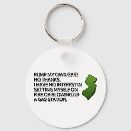 Mijn eigen gas pompen? Geen Bedankt. Sleutelhanger