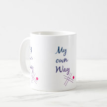 Mijn Eigen Manier Typografie Koffiemok