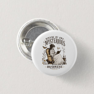 Mijn eigen mysterieuze zaken Gothic Reader Ronde Button 3,2 Cm