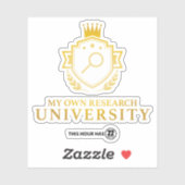 Mijn eigen onderzoeku - 22 minuten sticker (Vel)