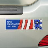 Mijn eigen patriottische Bumpersticker maken (Op auto)