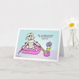 Mijn eigen stunts doen Dog Cartoon krijgt een goed Kaart