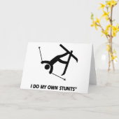 Mijn eigen stunts inslaan kaart (Gele Bloem)