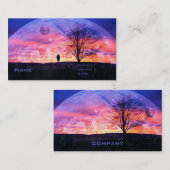 Mijn eigen universum visitekaartje (Voorkant / Achterkant)