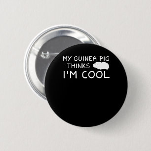 Mijn eigenaar van de varkensstapel in Guinee denkt Ronde Button 5,7 Cm