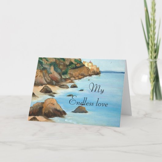 Mijn eindeloze liefde feestdagen kaart (Voorkant)