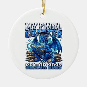 Mijn Eindhoofdstuk Klas van 2027 Draak, Afgestudee Keramisch Ornament